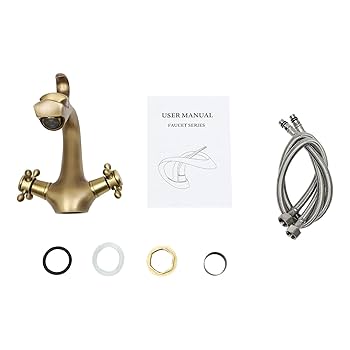 ◎ruka  Components™ Bathroom sink faucet handles with Industrial